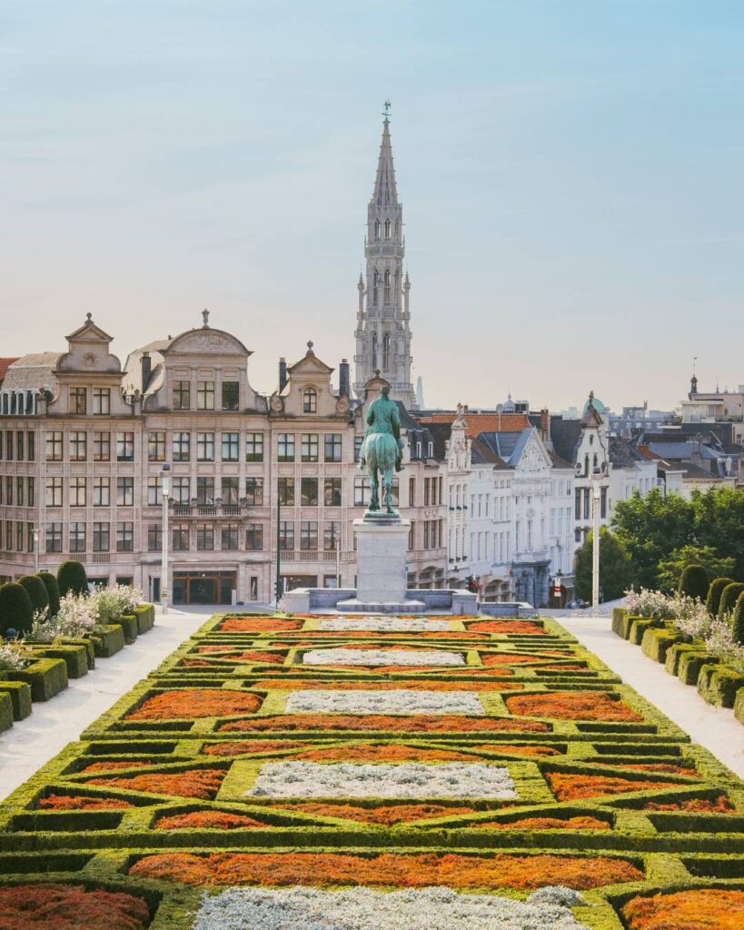 Jardins famosos de Bruxelas