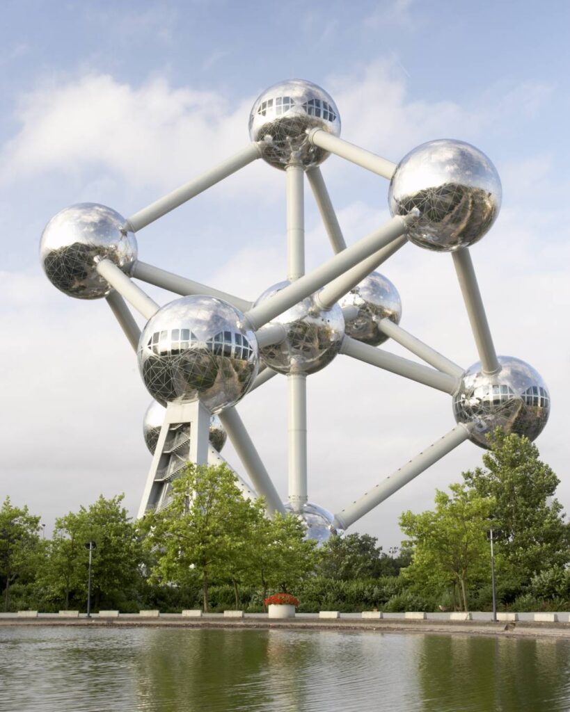 Estrutura do Atomium em Bruxelas