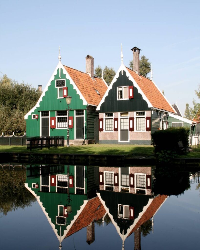 Casinhas típicas de Zaanse Schans