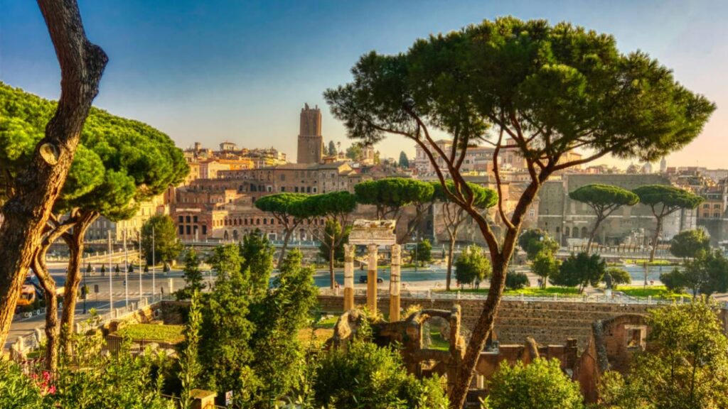 Foro Romano no centro